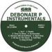 Debonair P, Instrumentals